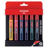 Talens Amsterdam acryl marker basisset, 6dlg. - thumbnail