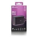 NGS Bud 240 W, ultrasnelle wandlader met 4 poorten, 3 USB-C(PD3.1 & PPS), 1 USB-A (QC 3.0, 30 W), compact en draagbaar voor smartphones, tablets, laptops, vuurvaste GAN-materialen, gelijktijdig - thumbnail