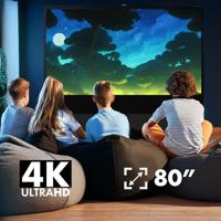 Draagbaar projectiescherm Maclean, compact, vloer, 100", 4:3, MC-211 - thumbnail