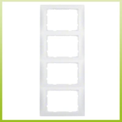 Berker S1 afdekraam 4-voudig polarwit mat 10149909