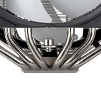 SilverStone sst-hyd140-argb cpu-koeler (4-pins pwm fan-connector, 4-1 pin argb (5v led)) - thumbnail