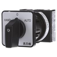 Eaton T0-1-15431/EZ elektrische schakelaar Tuimelschakelaar 1P Zwart, Metallic