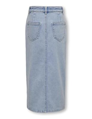 Kids ONLY zomer jeans midi rok meisjes - licht blauw denim - Kogsiri