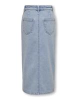 Kids ONLY zomer jeans midi rok meisjes - licht blauw denim - Kogsiri - thumbnail