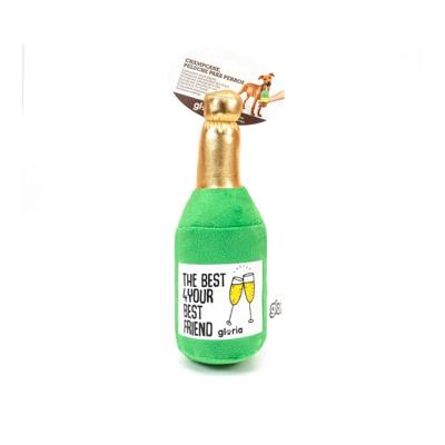 Knuffel voor honden Gloria Champagne Groen Polyester Polypropyleen