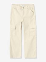 Meisjeskleding van katoen zandbeige - thumbnail