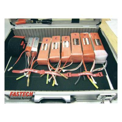 FASTECH® T0105099990305 Klittenband Om vast te plakken Hotmelt Haakdeel (l x b) 5000 mm x 50 mm Zwart 1 stuk(s)