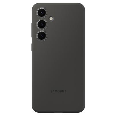 Samsung Silicone Case - voor Galaxy S24 FE Telefoonhoesje Zwart Samsung Silicone Case - voor Galaxy S24 FE Telefoonhoesje Zwart