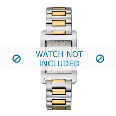 Lacoste horlogeband LC-05-1-14-0005 / 2010307 Staal Bi-Color