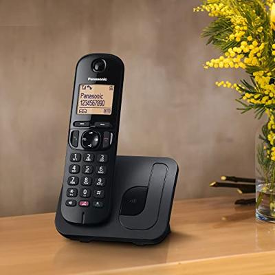 Draadloze telefoon Panasonic KXTGC250SPB Zwart 1,6"