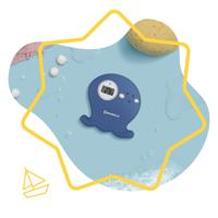 Badabulle Digitale badthermometer, met waarschuwing als water te warm of te koud is - thumbnail