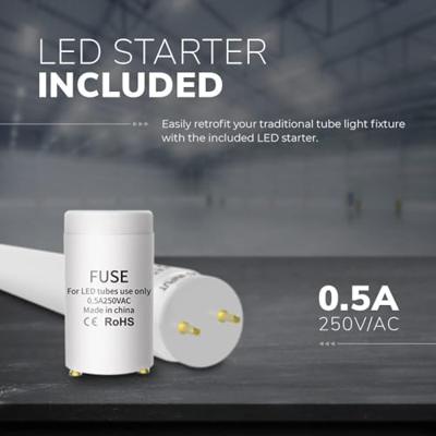 Set van 5 LED TL Buizen 120cm - T8 G13 fitting - 3000K - 18 Watt 1980lm (110lm/W) Flikkervrij - Vervangt 36 Watt (36W/830) - Incl. Starter