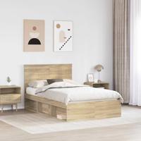 Bedframe met hoofdeinde Sonoma 120 x 190 cm Massief grenenhout - thumbnail