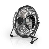 Metalen Miniventilator | 15 cm Diameter | USB-Voeding | Black - thumbnail