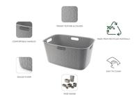 Curver Softex wasmand 45L Taupe - thumbnail