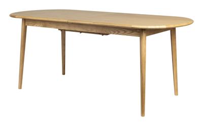 Zuiver Uitschuifbare Ovale Eettafel 'Twist' Eiken, 185-240 x 90cm