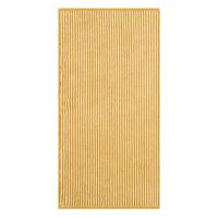 Cawö Cawö Two-Tone Stripe Handdoek 50x100 gold - thumbnail