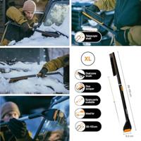 Fiskars X-serie Telescopische Sneeuwborstel en Ijskrabber voor de auto - 1078493 - thumbnail
