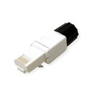 ROLINE veldmontage RJ-45 connector Cat.6A (Klasse EA), UTP, wit - thumbnail