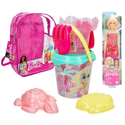 Strandspeelgoedset Barbie 8 Onderdelen Ø 18 cm Strandspeelgoedset Barbie 8 Onderdelen Ø 18 cm