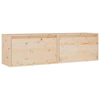 Wandkasten 2 st 60x30x35 cm massief grenenhout - thumbnail