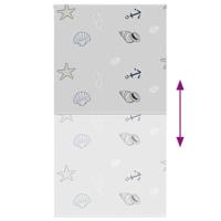 Doucherolgordijn 120x240 cm stofbreedte 116 cm - thumbnail