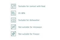 Mepal koelkastdoos Omnia vleeswaren 3x 500 ml - nordic white - thumbnail