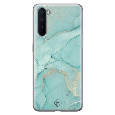 OnePlus Nord siliconen hoesje - Touch of mint OnePlus Nord siliconen hoesje - Touch of mint