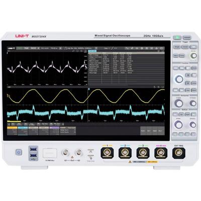 Uni-T MSO7204X Digitale oscilloscoop 1 GHz 10 GSa/s 1 Gpts 8 Bit 1 stuk(s)