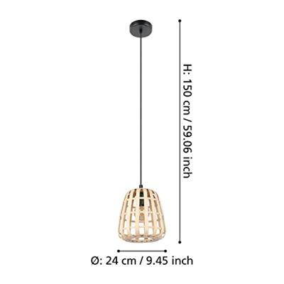 Stars of Light Rotan hanglampMontezuelo Ø 24cm - 390152