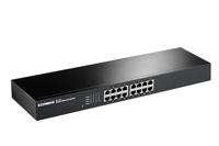 Edimax GS-1016 V2 netwerk-switch Managed Gigabit Ethernet (10/100/1000) Zwart - thumbnail
