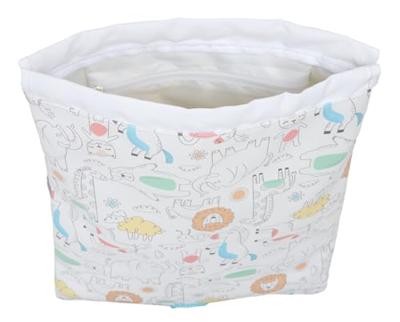 Rugtas met Koordjes Safta Zoo Beige 26 x 34 x 1 cm