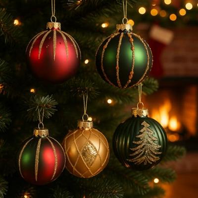 Kerstbal glas d8 cm a4 I Decoris - Decoris Kerstbal glas d8 cm a4 I Decoris - Decoris