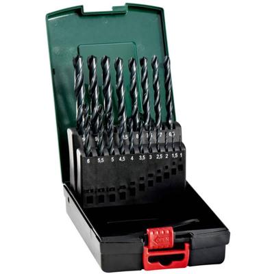 Metabo 627666000 Metaal-spiraalboorset 19-delig 1 mm, 1.5 mm, 2 mm, 2.5 mm, 3 mm, 3.5 mm, 4 mm, 4.5 mm, 5 mm, 5.5 mm, 6 mm, 6.5 mm, 7 mm, 7.5 mm, 8 mm, 8.5 mm,