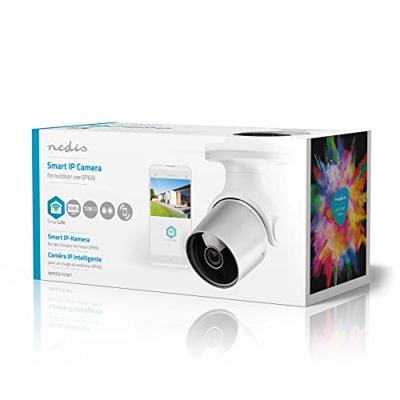 Nedis WIFICO11CWT Wi-fi Smart Ip-camera Voor Buiten Waterbestendig Full Hd 1080p - thumbnail