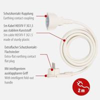 Brennenstuhl Kwaliteits kunststof verlengsnoer met platte stekker verlengkabel - thumbnail