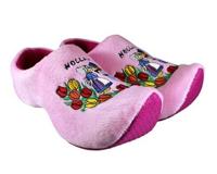 Klompsloffen roze boer/boerin - thumbnail