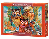 Selecta Castorland legpuzzel owls, 2000st. - thumbnail