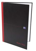 Notitieboek Oxford Black n&apos; Red A4 96vel lijn | 5 stuks - thumbnail