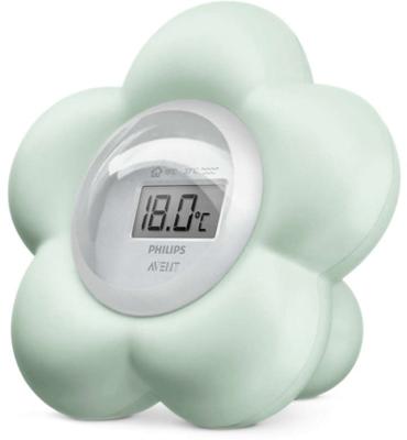 Digitale 2-in-1-thermometer Philips AVENT in de vorm van een bloem groen Digitale 2-in-1-thermometer Philips AVENT in de vorm van een bloem groen