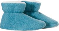 Blauwe fleece pantoffels Rebelle - thumbnail