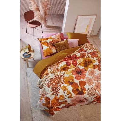 Beddinghouse Beddinghouse Flora Dekbedovertrek Oker 200 x 200/220 cm + 2x 60 x 70 cm