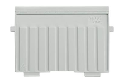 Scheidingsplaat kaartenbak Han A6 dwars lichtgrijs | 5 stuks