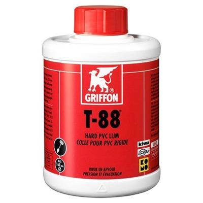 Griffon T-88 PVC-lijm Flacon met borstel - 1 liter Griffon T-88 PVC-lijm Flacon met borstel - 1 liter