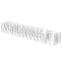 VidaXL Gabion plantenbak verhoogd 360x50x50 cm gegalvaniseerd staal - thumbnail