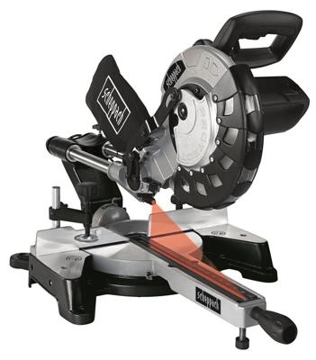 Scheppach Universele afkortzaag kap- trekzaag 10" HM100LXU zwart