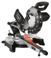 Scheppach Universele afkortzaag kap- trekzaag 10" HM100LXU zwart - thumbnail