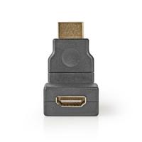 Nedis HDMI-Adapter | HDMI | HDMI Female | Zwenken | 1 stuks - CVGP34905BK CVGP34905BK - thumbnail