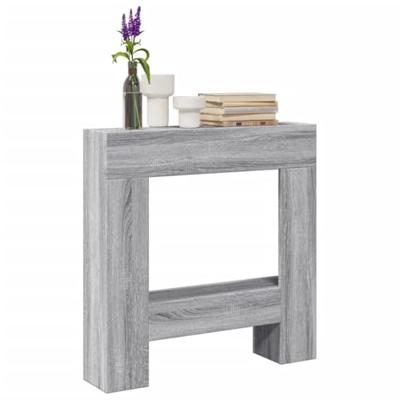 VidaXL Haardombouw 81x18x82 cm bewerkt hout grijs sonoma eikenkleur
