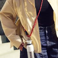 Dopper Cord Onderdeel Silver Red 45-95cm - thumbnail